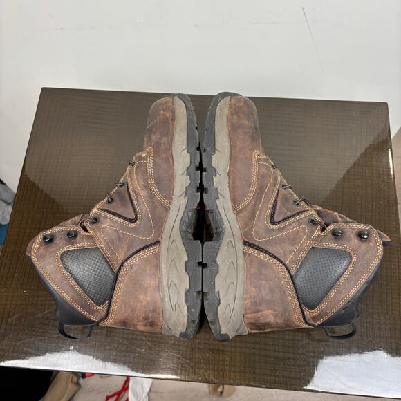 Red Wing 2205 6" Aluminum Safety Toe Lace Up Boots Men's 9 Workwear Hike - Picture 6 of 11